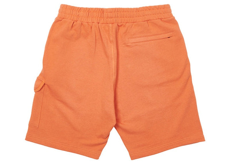 Palace Giant Woven Label Shorts Orange