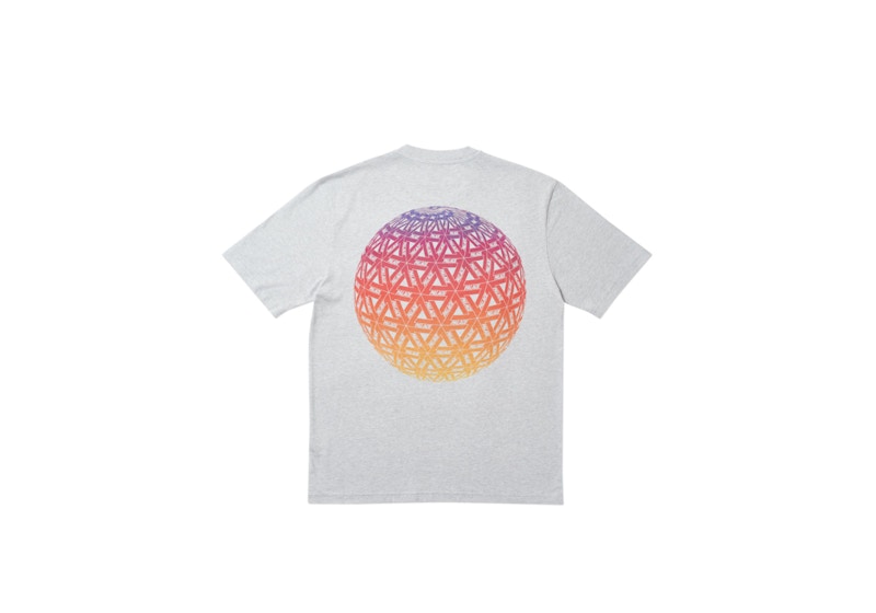 Palace Globular T-shirt Grey Marl