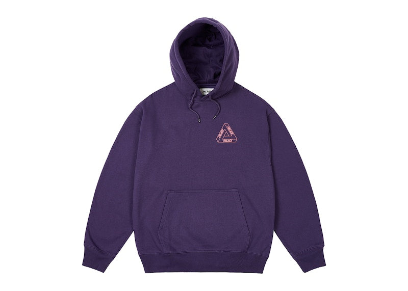 Palace Glow Tri-Ferg Hood Purp