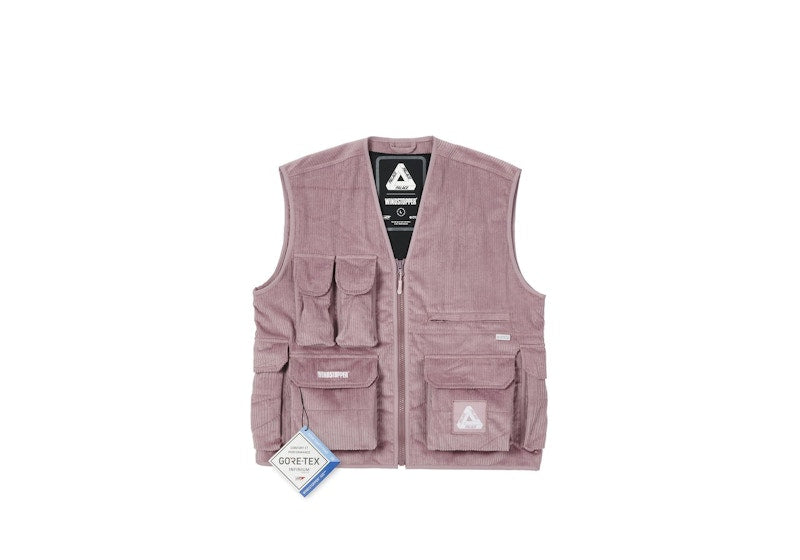 Palace Gore-Tex Infinium Corduroy Vest Pink