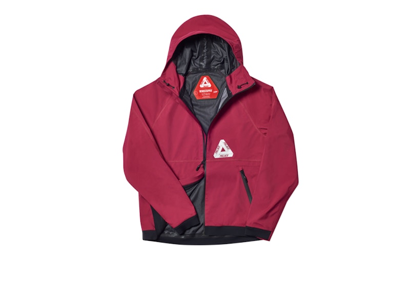 Palace Gore Windstopper Jacket Beet Red