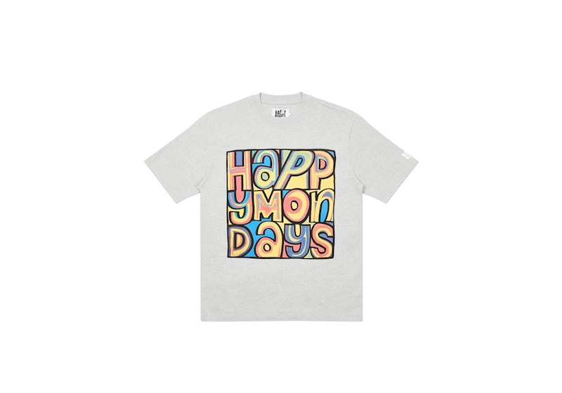 Palace Happy Mondays Cover T-shirt Grey Marl