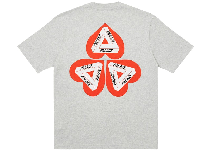 Palace Hearty T-shirt Grey Marl