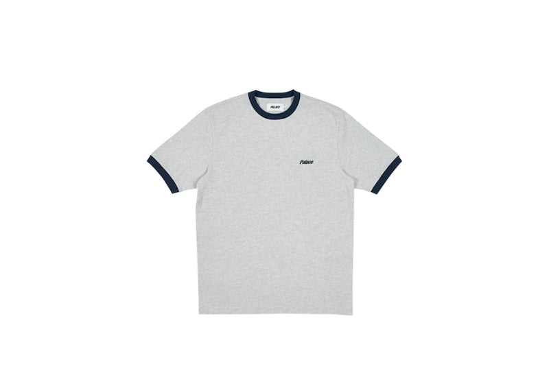 Palace Heavy Ringer T-shirt Grey Marl/Black