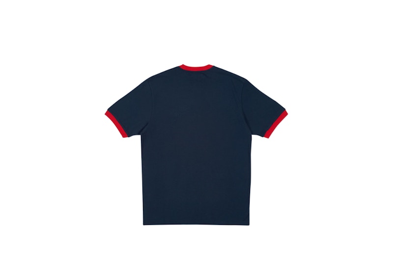 Palace Heavy Ringer T-shirt Navy/Red