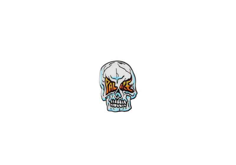 Palace Hesh Pin Badge White
