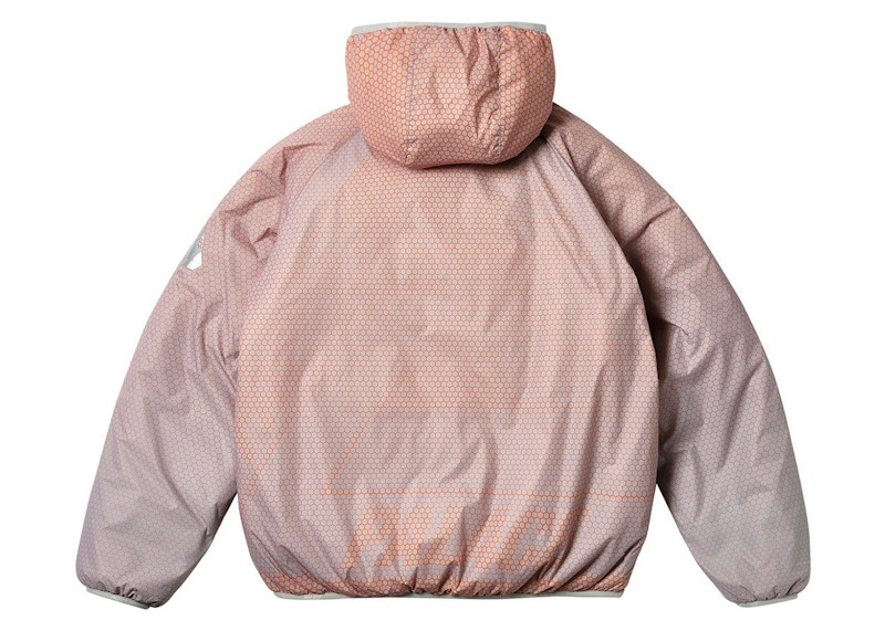 Palace Hexagon Pertex Quilted Jacket Grey