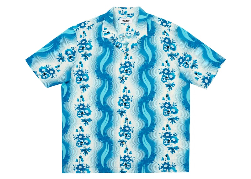 Palace High Wave Shirt Blue
