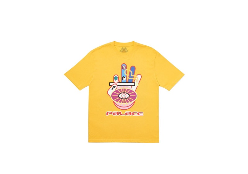 Palace Hippy Cig T-shirt Yellow