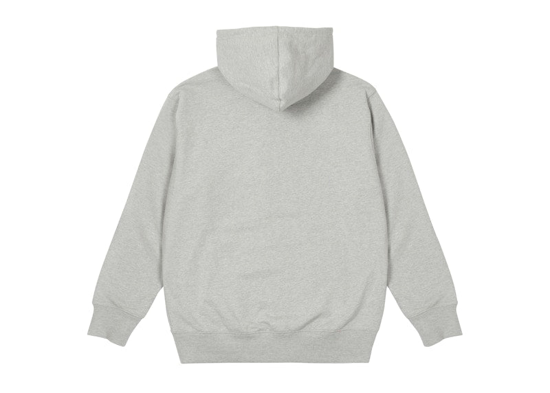 Palace Hippy Salute Zip Hood Grey Marl