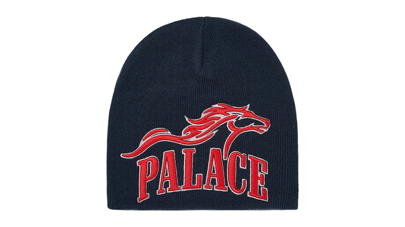 Palace Horsepower Nein Cuff Beanie Navy