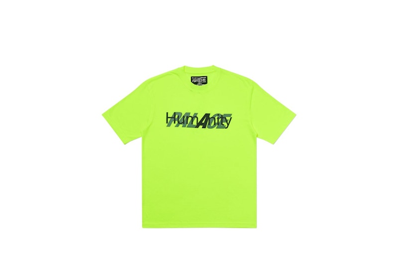 Palace Humanity T-shirt Fluro Yellow