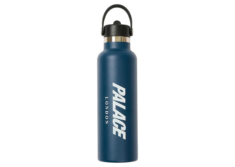 Palace Hydro Flask 21 Oz Standard Mouth With Flex Straw Cap Navy
