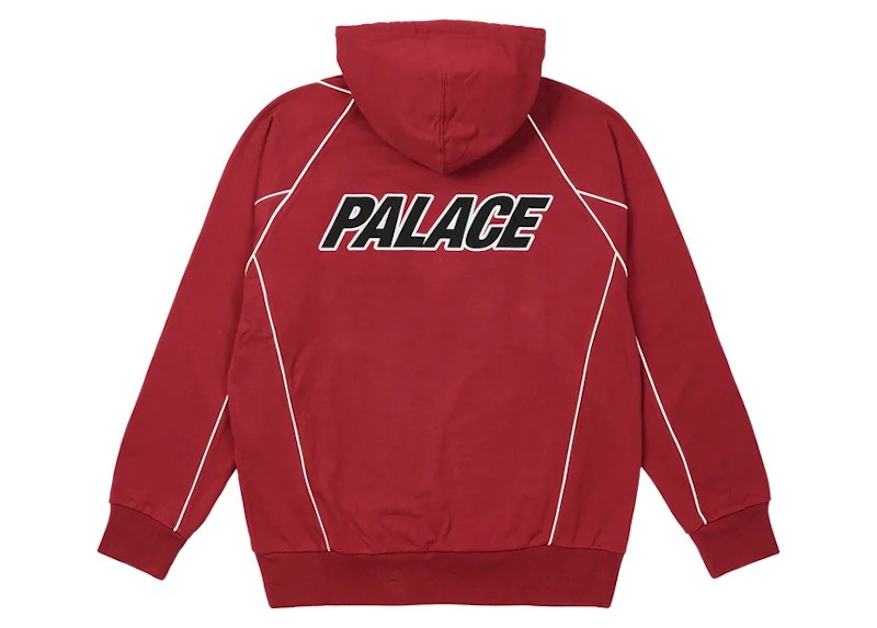 Palace International Hood Burgundy