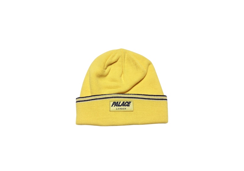 Palace J-Stripe Beanie Yellow
