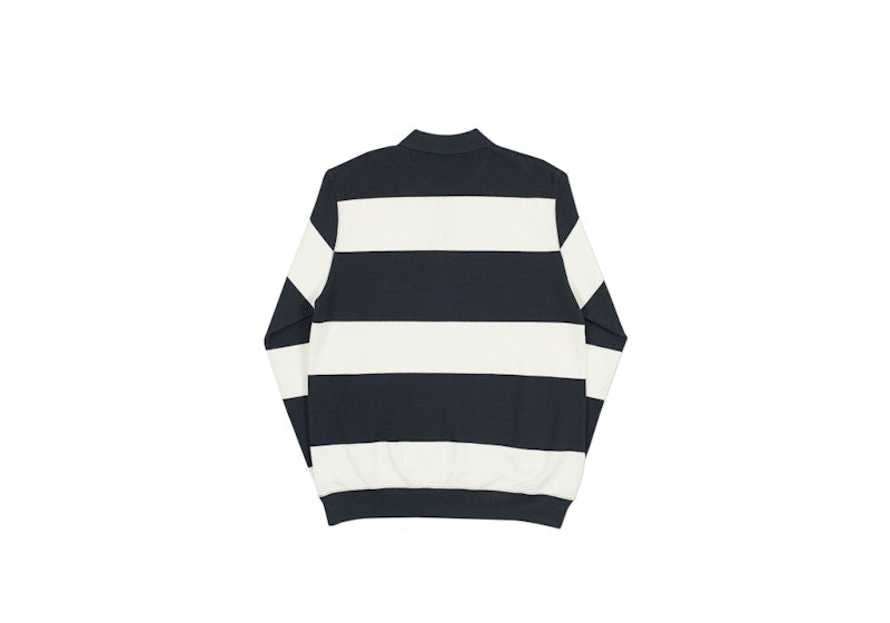 Palace J Stripe Crew Black/White