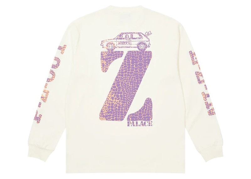 Palace Jimmy'z Washed Longsleeve White