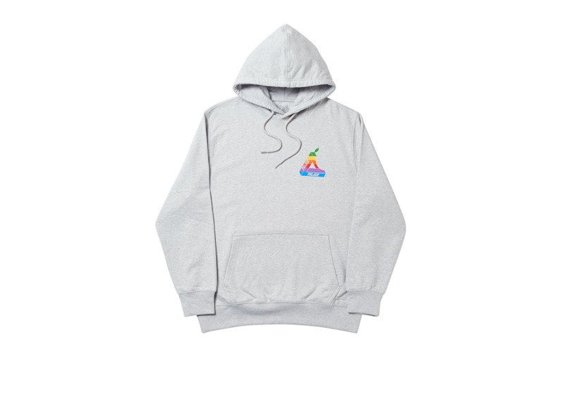 Palace Jobsworth Hood Grey Marl