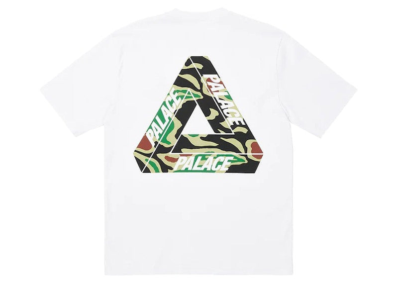 Palace Jungle Camo Tri-Ferg T-Shirt White