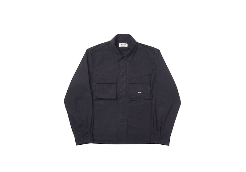Palace Jungle Zip Shirt Black