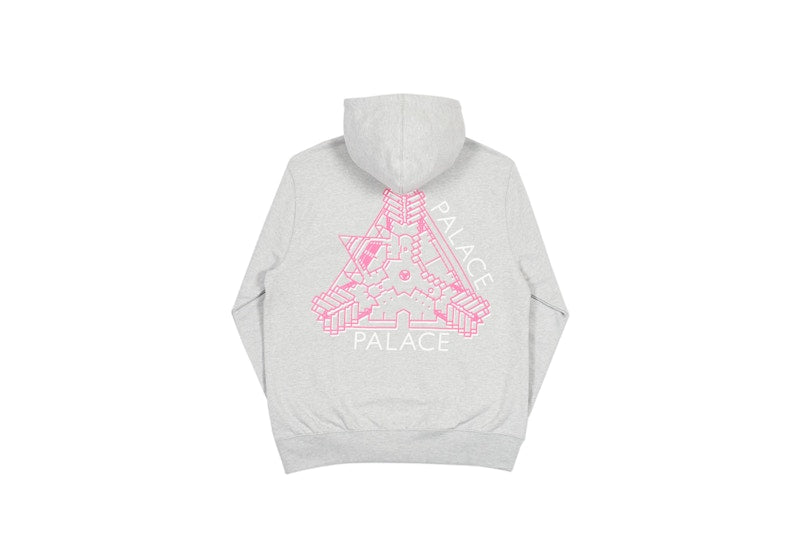 Palace K Head Hood Grey Marl