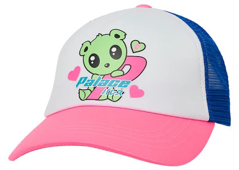 Palace Kawaii Trucker White/Pink