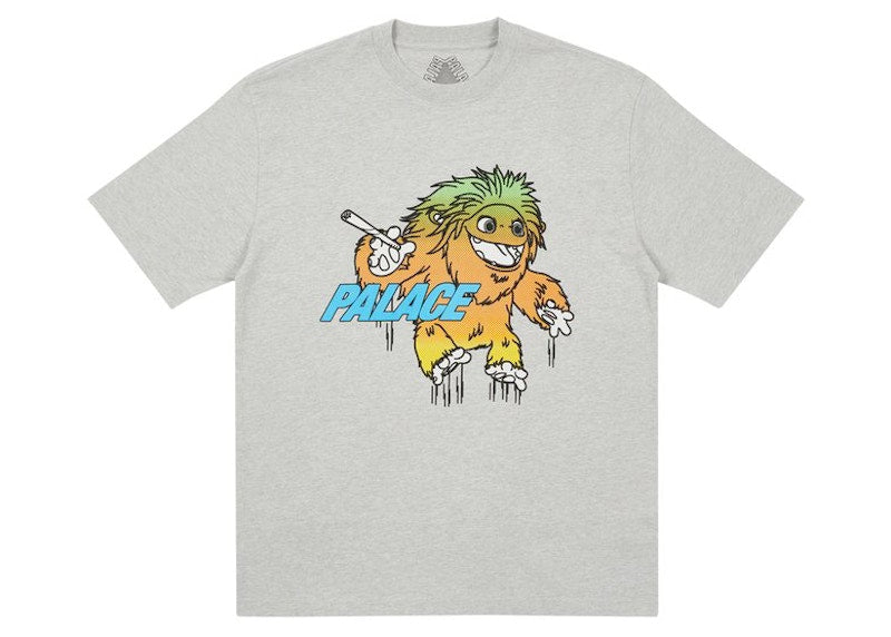 Palace Large Up T-shirt (FW21) Grey Marl