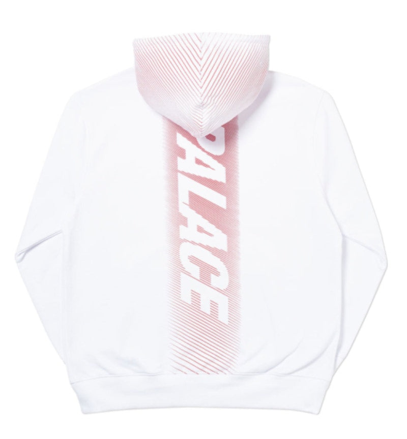 Palace Laser Lines Hood White