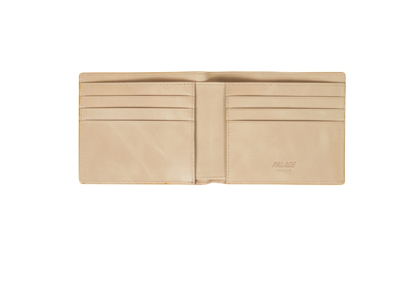 Palace Leather Billfold Wallet Yellow