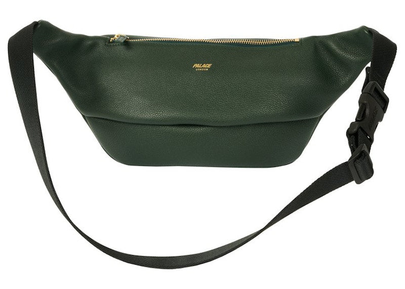 Palace Leather Bum Bag Green