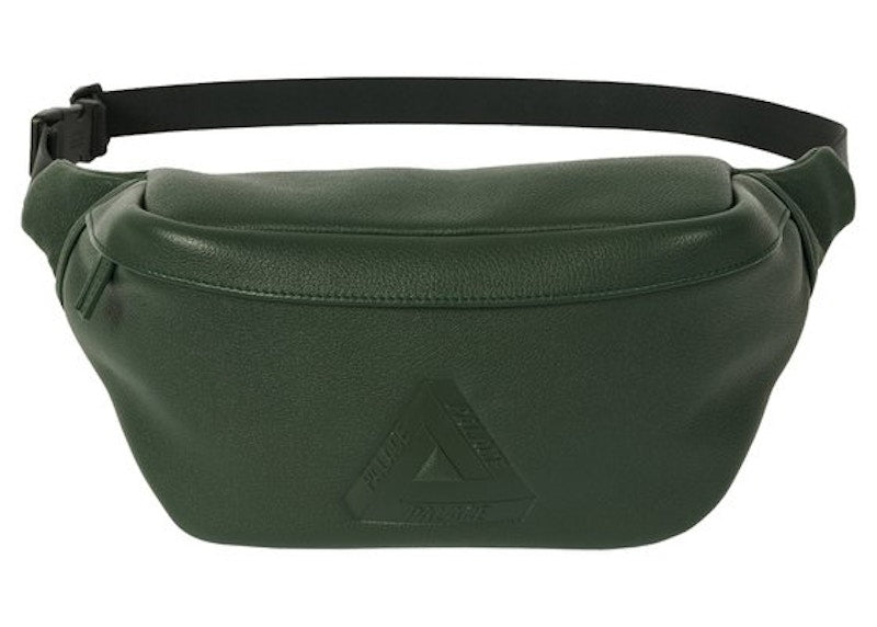 Palace Leather Bum Bag Green