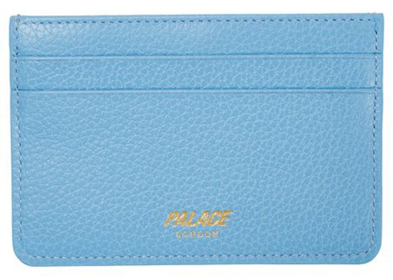 Palace Leather Card Holder Blue