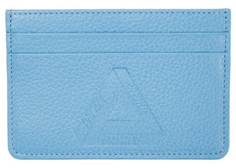 Palace Leather Card Holder Blue