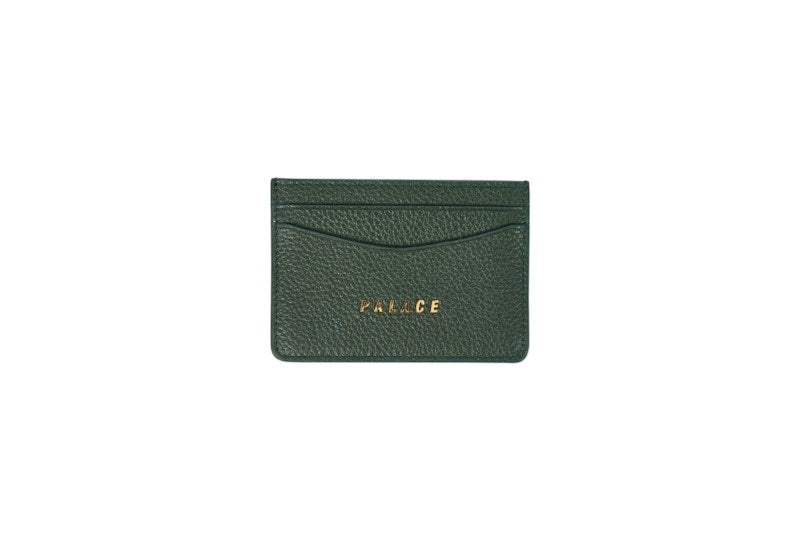 Palace Leather Card Holder Dark Green