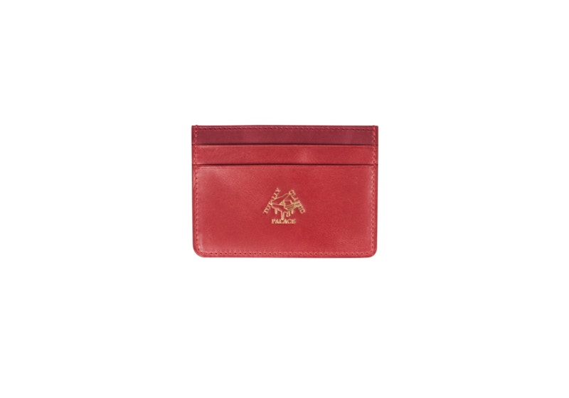 Palace Leather Cardholder Red
