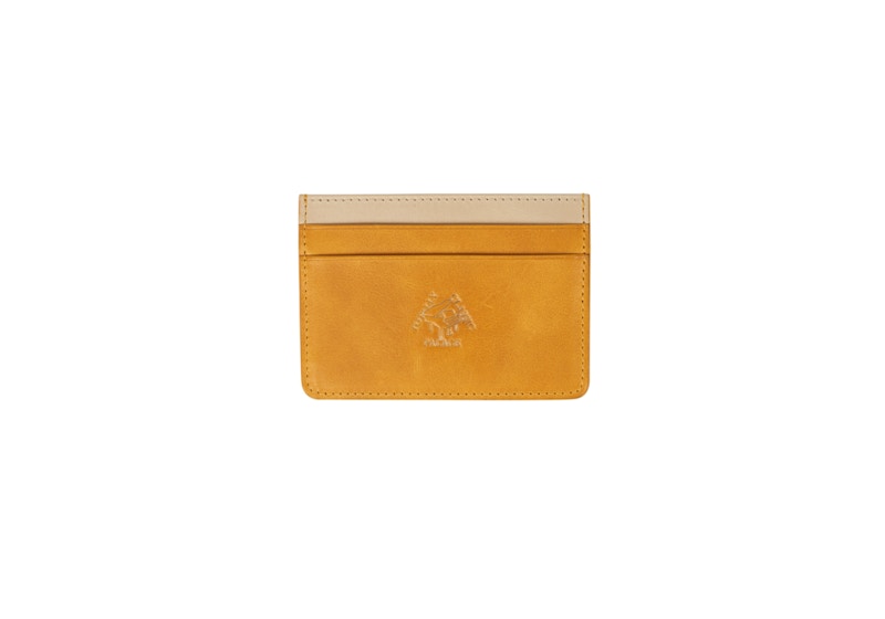 Palace Leather Cardholder Yellow