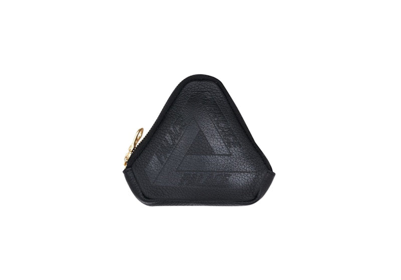 Palace Leather Coin Wallet Black