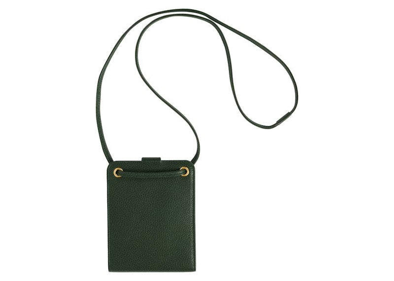 Palace Leather Hanging Wallet Green