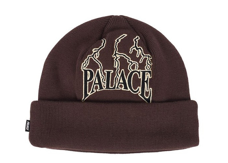 Palace Lightning Speed Beanie Brown