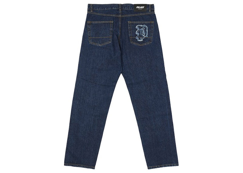 Palace Lique Denim Jean Mid Stone Wash