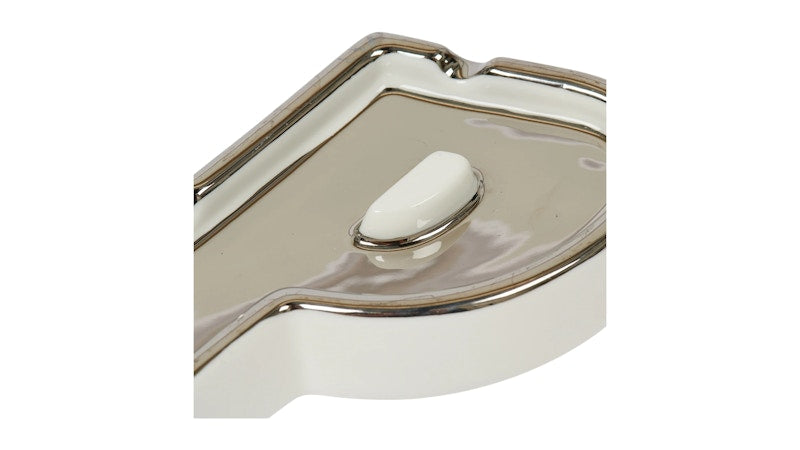 Palace Logo Ashtray White/Silver