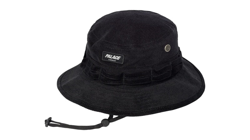 Palace London Cord Boonie Black