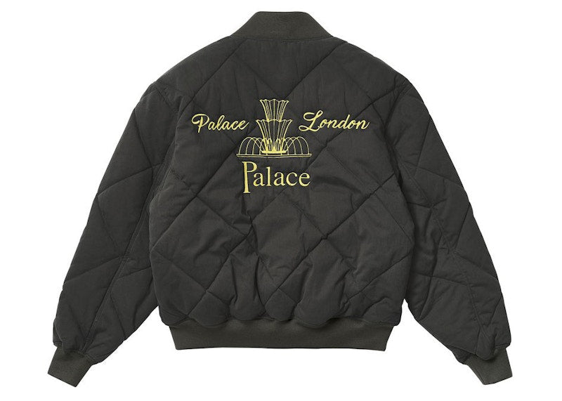 Palace London Diamond Bomber Black