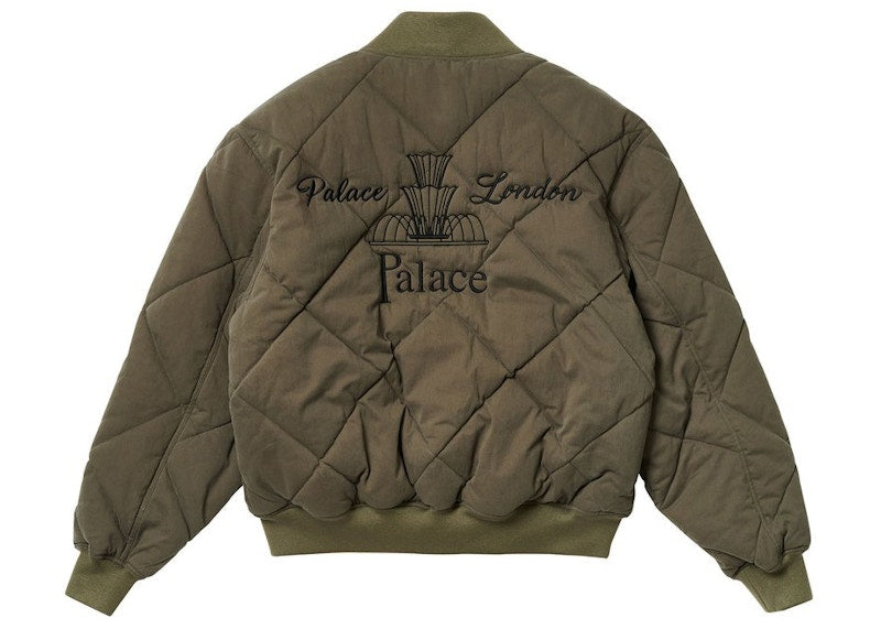 Palace London Diamond Bomber Olive