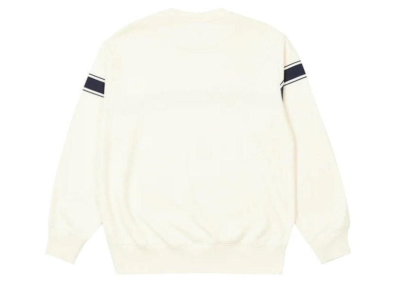 Palace London Tri Band Crew Off White
