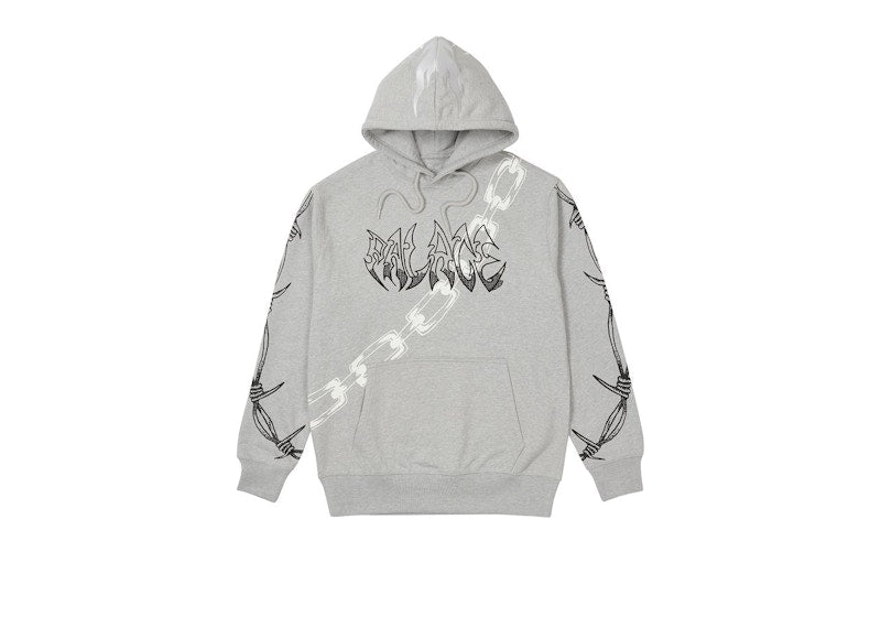 Palace Lotties Devil Hood Grey Marl