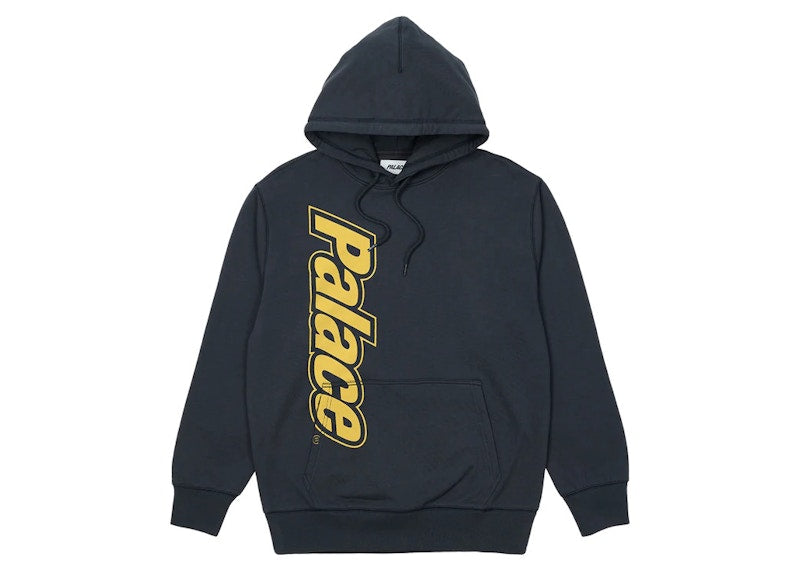 Palace Lowercase Font Hood Navy