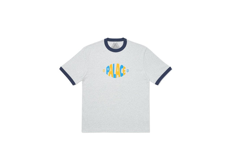 Palace Lozenge T-shirt Grey Marl