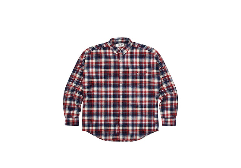 Palace Lumber Yak Shirt Red/Navy