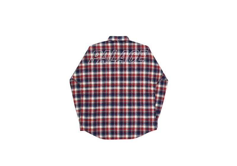 Palace Lumber Yak Shirt Red/Navy